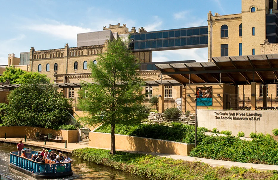 San Antonio Museum of Art near the Museum Reach of the River Walk