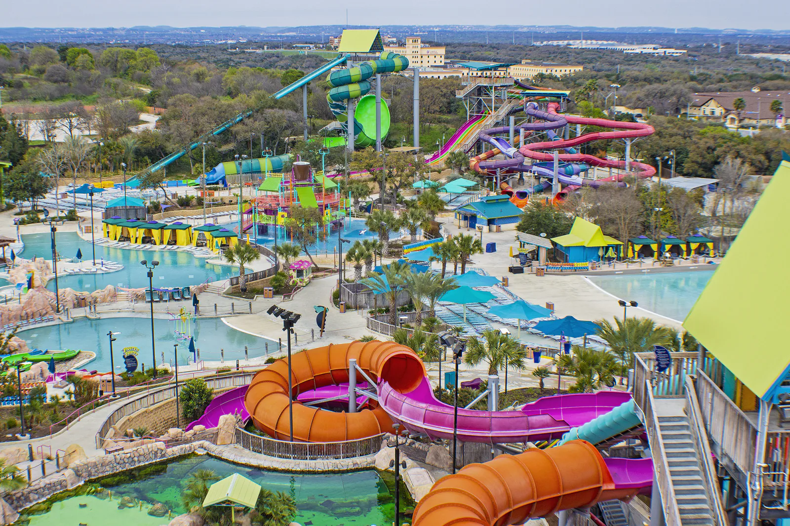 Aquatica water park at SeaWorld San Antonio
