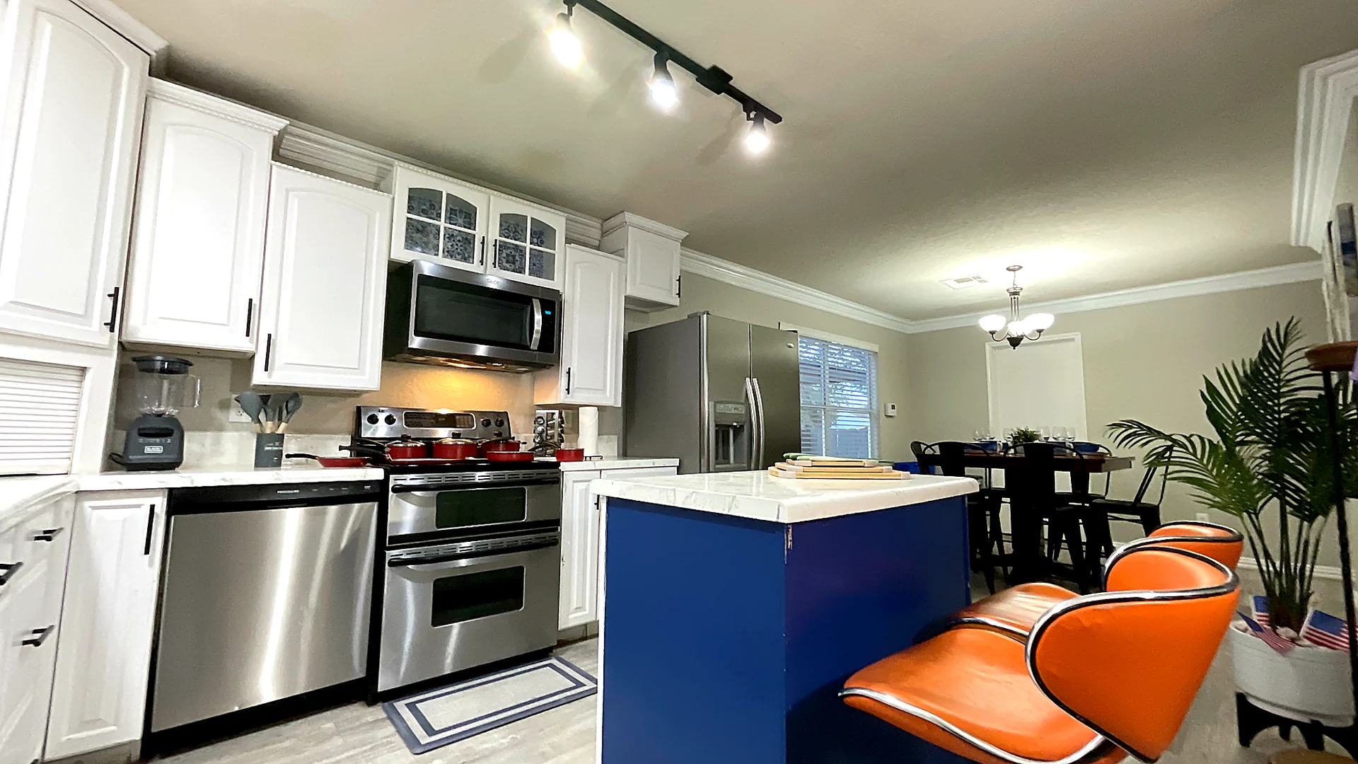 Full kitchen at Glampstead Retreat San Antonio vacation rental
